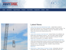 Tablet Screenshot of jobsitesteel.com